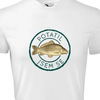 Funkční trička Rybáři | Dětské funkční triko Potatil jsem se
