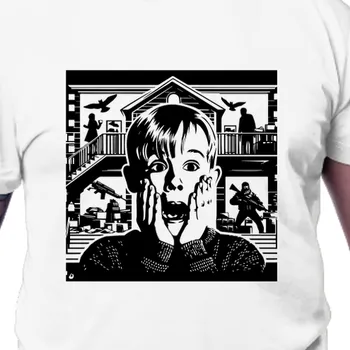 Tričko Filmy a seriály | Triko s křičícím Kevinem