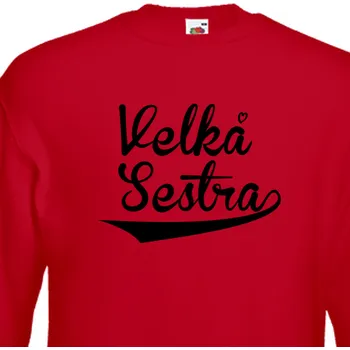 Pánská mikina Mikina Pro sourozence | Sesterské mikiny Velká sestra