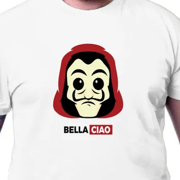 Pánské tričko Tričko  Akce | Tričko Bella ciao