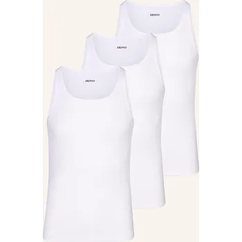 Pánské tričko Skims Pánský Nátělníky Skims Cotton, 3 Kusy V Balení, bílá, 54