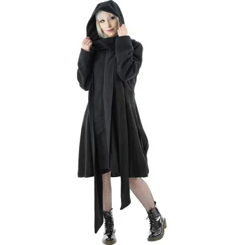 Dámský kabát kabát dámský IMRE - BLACK - XL