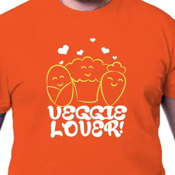 Pánské tričko Tričko Vegetariáni a vegani | Pánské triko Veggie lover
