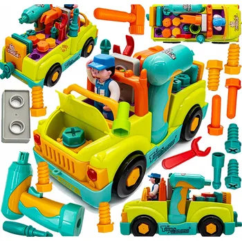 autíčko Hola Auto pro otáčení a roztáčení nářadí, dílna