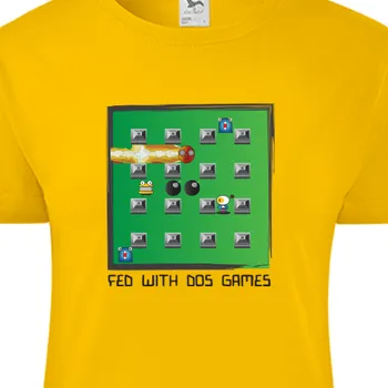 Dámské tričko Tričko Geek | Dámské tričko Hráčka Dos games