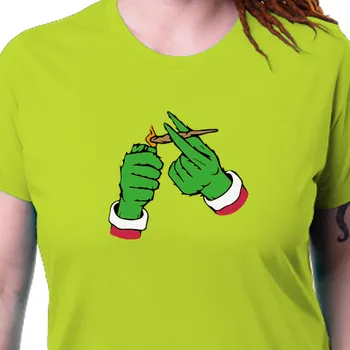 Dámské tričko Tričko Humor | Dámské tričko Grinch joint