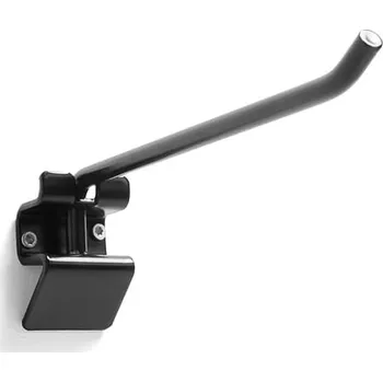 Paraván Háček na stěnu, 200 mm, černý