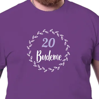 Pánské tričko Tričko Rozlučka se svobodou | Párové svatební tričko Budeme
