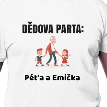Pánské tričko Tričko Pro dědečka | Tričko Dědova parta