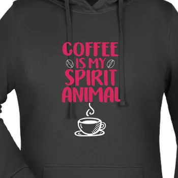 Dámská mikina Mikina Pro maminky | Mikina Coffee is my spirit animal