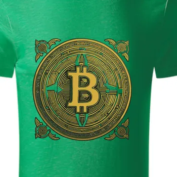 Pánské tričko Organická trička Geek | Organické triko s Bitcoinem
