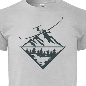 Pánské tričko Tričko Letadla | Pánské tričko s větroněm