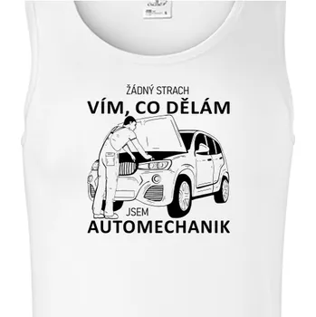 Pánské tílko Tílko Auta a motorky | Tílko Automechanik