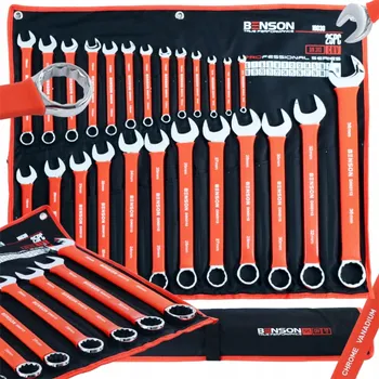 Klíč Black Sada očkoplochých klíčů 25 ks 6-36 mm