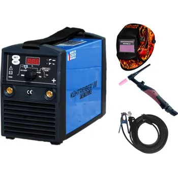 Svářečka Kühtreiber KITin 170 TIG LA + kabely 25/3m + TIG hořák + kukla SET TOP