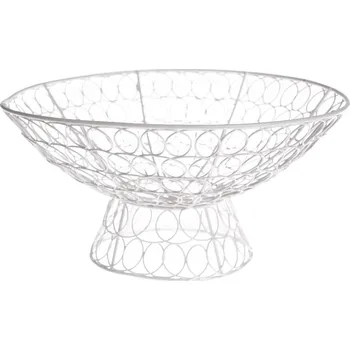 Bílá drátěná servírovací mísa Dakls ID_1352857