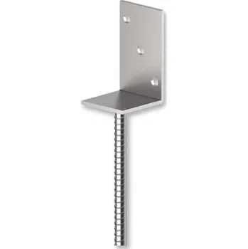 Ráj dřeva Jacer Patka kotevní do betonu Typ L 100x100x4,0 Příslušenství - Spojovací materiál