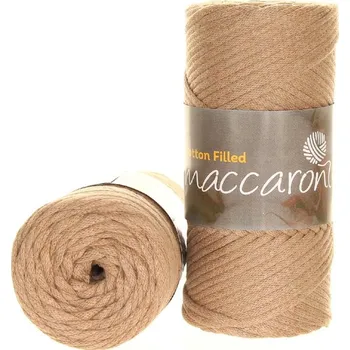 Příze Maccaroni Abigail 3 mm Béžová (Špagátová příze Abigail 3 mm Béžová)