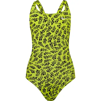 Dámské plavky NIKE Dětské jednodílné plavky Hydrastrong Muliple Prints XS ZELENÁ