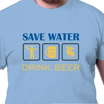 Tričko Alkohol | Tričko Save water