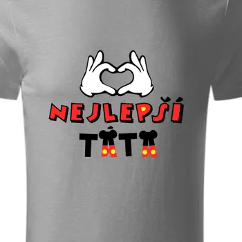 Organická trička Pro tatínky | Organické triko Mickey - Nejlepší táta