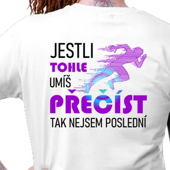 Dámské tričko Tričko Běh | Dámské vtipné tričko Běh