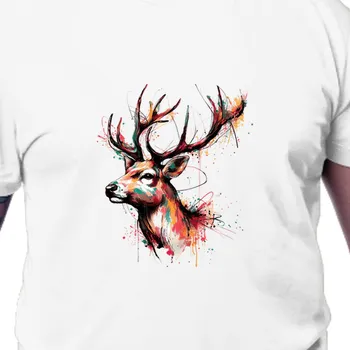 Tričko Myslivci | Tričko Barevný jelen