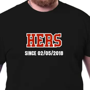 Pánské tričko Tričko Pro páry | Párové triko Hers since