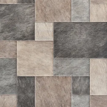 PVC podlaha Gumolit šíře 3 m Kamenné dlaždice béžová