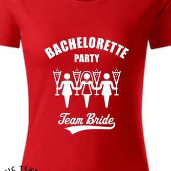 Dámské tričko Organická trička Rozlučka se svobodou | Organické tričko Team bride