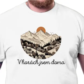 Tričko Cestování | Triko pro dobrodruhy v horách jsem doma