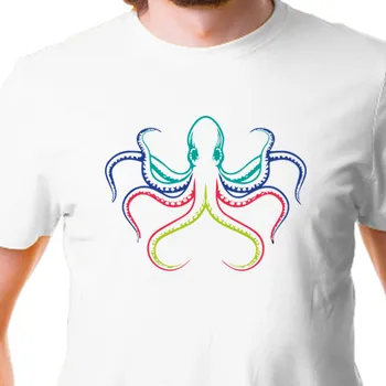 Pánské tričko Tričko Zvířata | Tričko Chobotnice