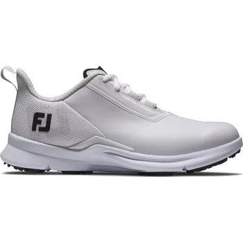 FootJoy Fuel dámské golfové boty, bílé bílé, široká, bez spajků, 38.5