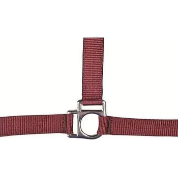 HKM Ohlávka polstrovaná Stars HKM, dark red EXTRA FULL