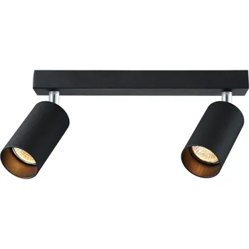 Bodové svítidlo Tracon SPGU10MA2B Stropní nastavitelné bodové svítidlo, černé 100-240VAC, 50Hz, 2xGU10, max.2x35W (Tracon SPGU10MA2B)