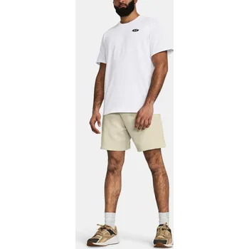 Pánské tričko Under Armour UA HW LC PATCH SS-WHT 1382902-100 Bílá MD