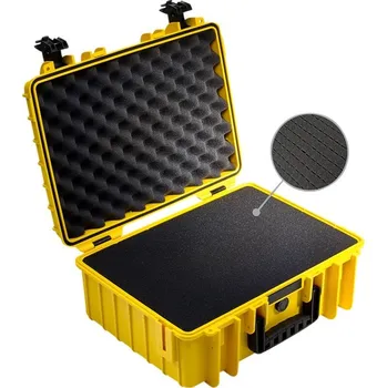 Ochrana fotoaparátu a videokamery B&W Outdoor Cases Type 5000 / Yellow (pre-cut foam)