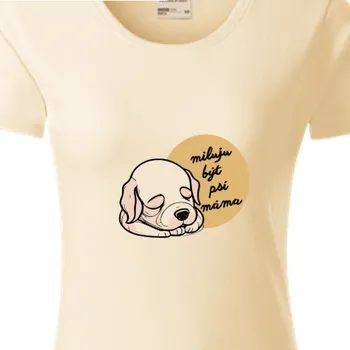 Dámské tričko Organická trička Psi | Triko pro psí maminku
