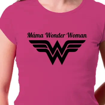 Dámské tričko Tričko Pro maminky | Tričko pro maminku Wonder Woman
