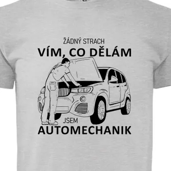 Pánské tričko Tričko Auta a motorky | Tričko Automechanik