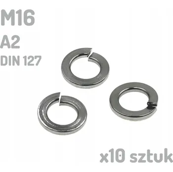 Matice Pružná podložka nerezová A2 M16 DIN 127 INOX x10 kusů