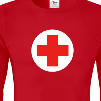 Pánské tričko Triko s dlouhým rukávem Zdravotní sestry | Záchranářské tričko s dlouhým rukávem