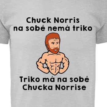 Pánské tričko Tričko Vtipná | Triko s Chuckem