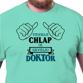 Pánské tričko Tričko Lékaři a záchranáři | Tričko Skvělej doktor