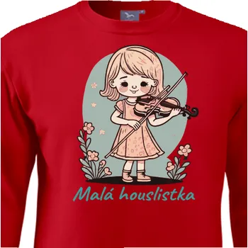 Pánská mikina Mikina Pro sourozence | Mikina pro malou houslistku