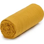 T-TOMI BIO Mušelínová osuška Mustard, 100 x 120 cm