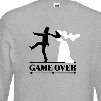 Pánská mikina Mikina Svatební | Pánská mikina Game over