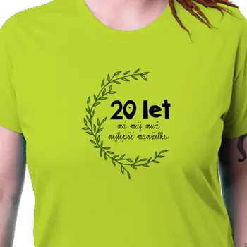 Tričko Výročí svatby | Tričko Výročí 20 let