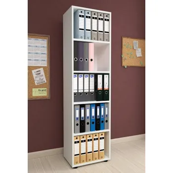 regál Casarredo Regál s policemi KIERA 5 barva bílá