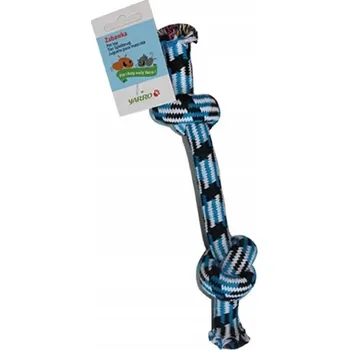 Hračka pro psa Provazy a kroužky hračka pro psy Yarro - bavlněné lano 15 cm, modré